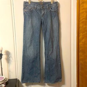 Vintage Women’s Bellbottom “Silver” Jeans